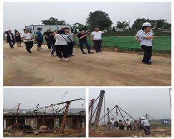 萬通公司組織員工觀摩康芝路建設活動