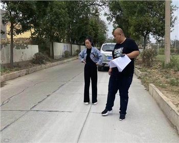 前往康店至趙溝進(jìn)行原始數(shù)據(jù)的采集、測量工作